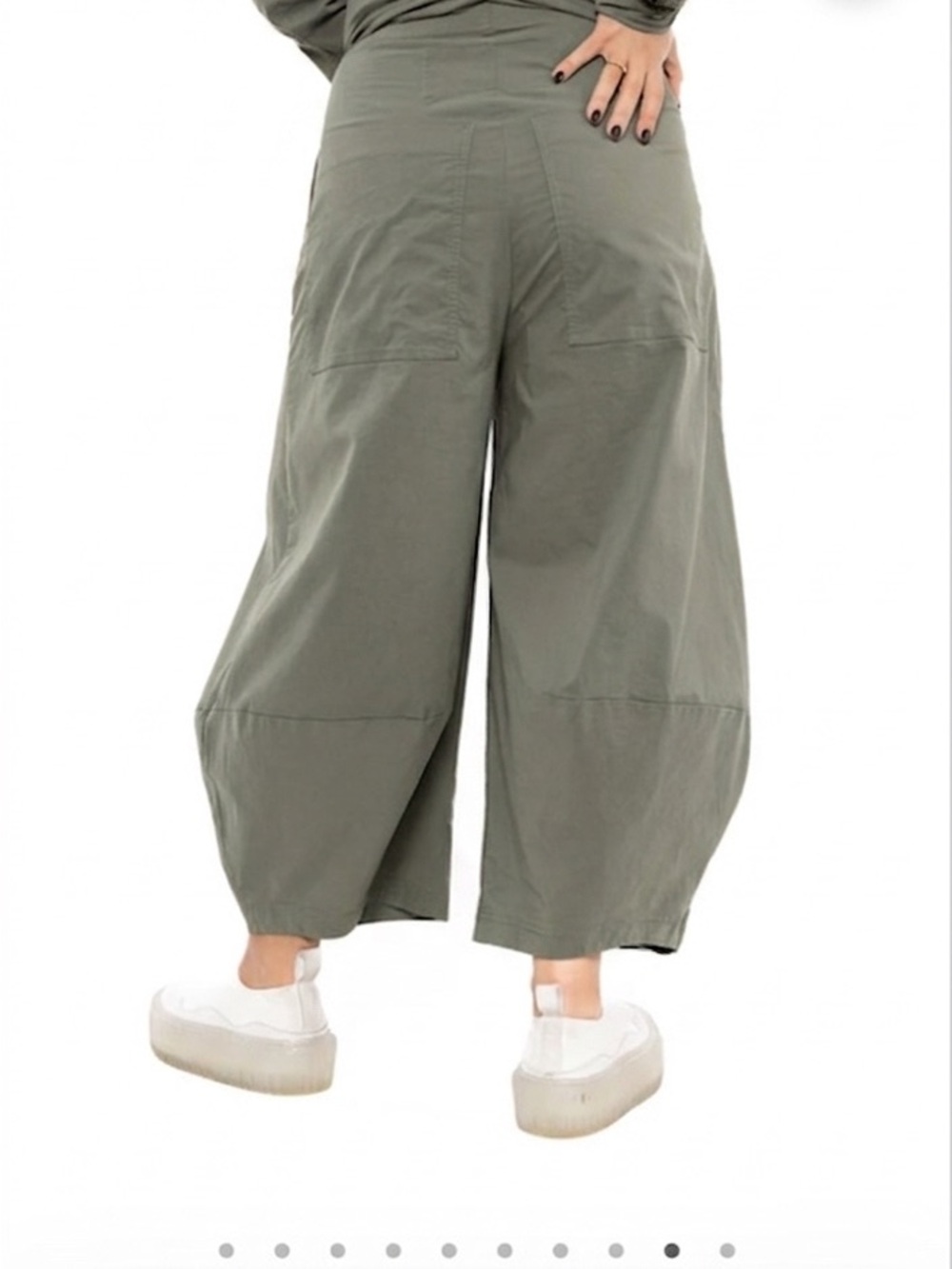 Rundholz Black Label SS2023 344 Olive Green Techno Stretch Pants - Picture 2 of 11